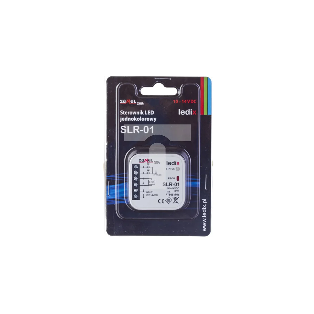 Sterownik LED jednokolorowy 0,22W 4A 10-14V DC IP20 SLR-01 LDX10000004
