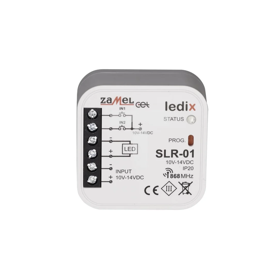 Sterownik LED jednokolorowy 0,22W 4A 10-14V DC IP20 SLR-01 LDX10000004