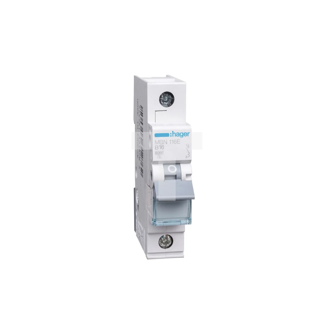 Wyłącznik nadprądowy 1P B 16A 6kA AC MBN116E