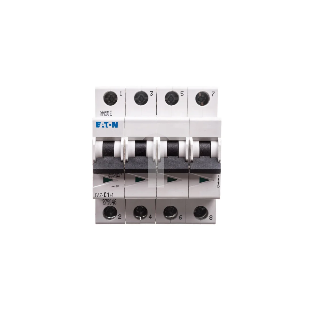 Wyłącznik nadprądowy 4P C 1A 15kA AC FAZ C1/4 279046