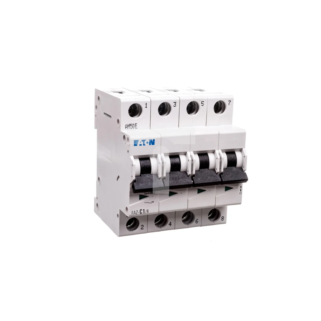 Wyłącznik nadprądowy 4P C 1A 15kA AC FAZ C1/4 279046