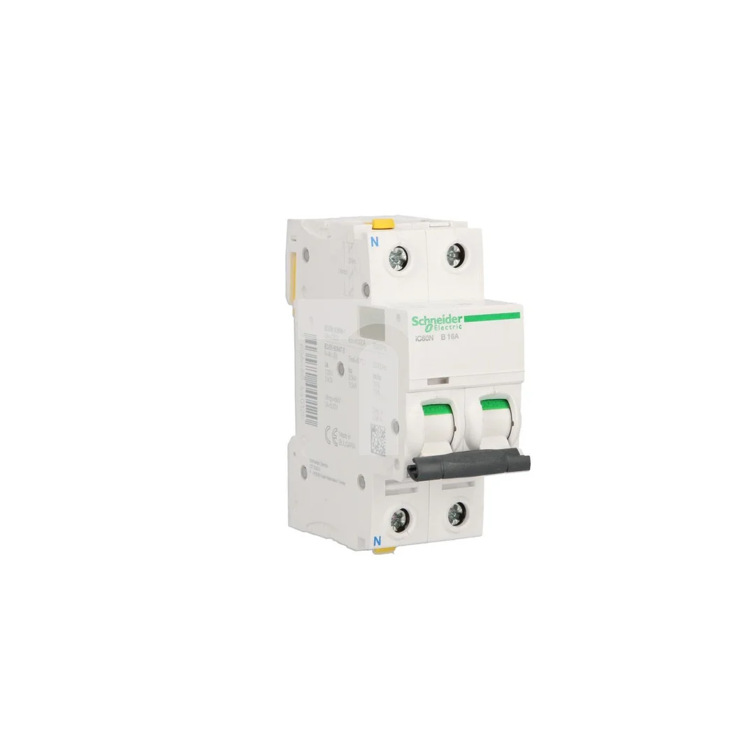 Wyłącznik nadprądowy 1P+N B 16A 6kA AC iC60N-B16-1N Acti9 A9F03616