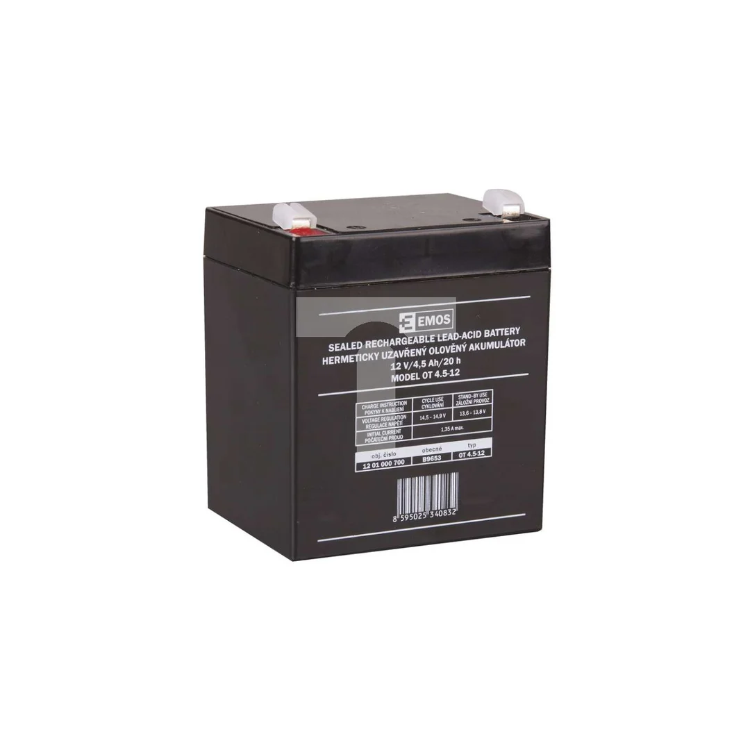 Akumulator VRLA AGM 12V 4,5Ah F4,7 B9653