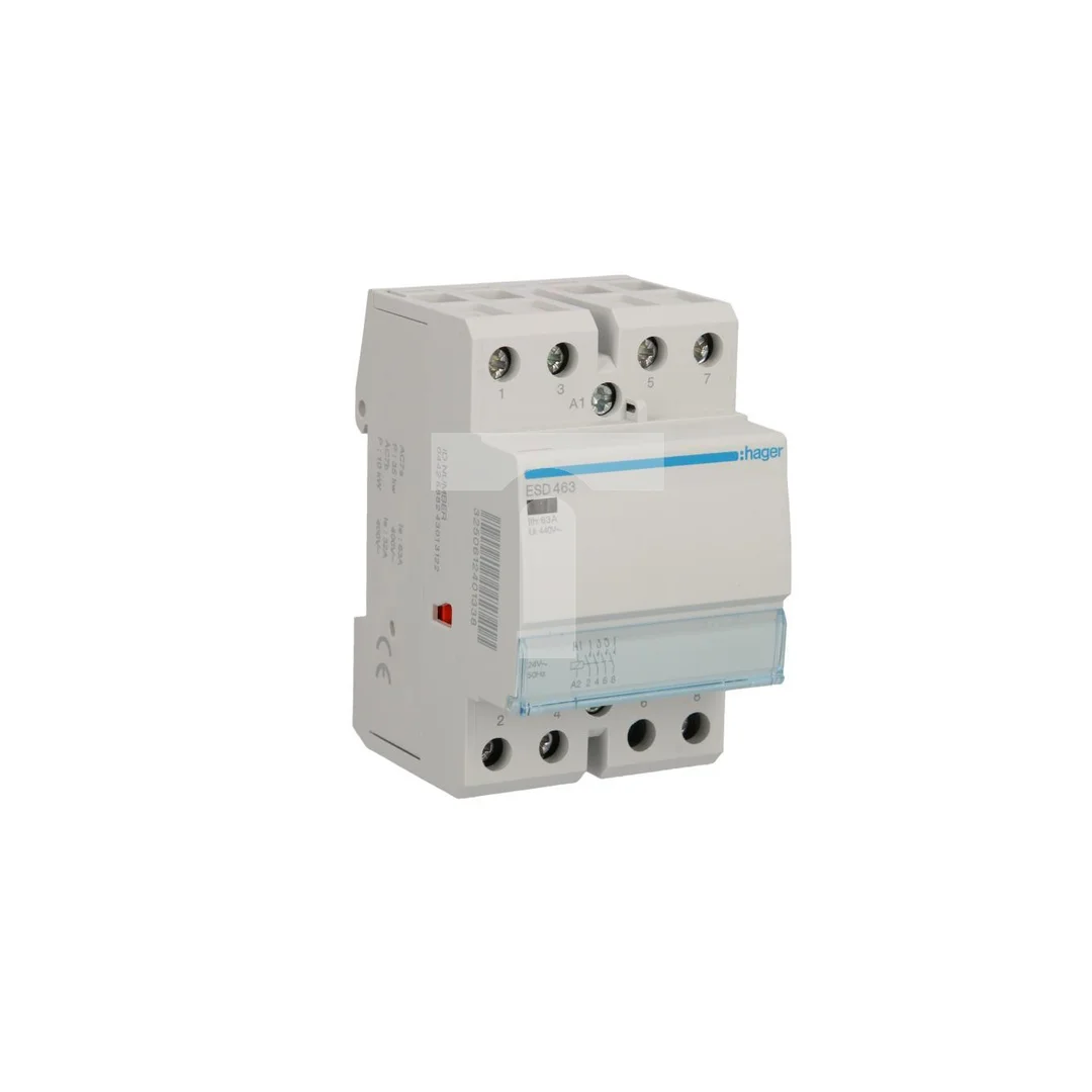 Stycznik modułowy 63A 4Z 0R 24V AC ESD463