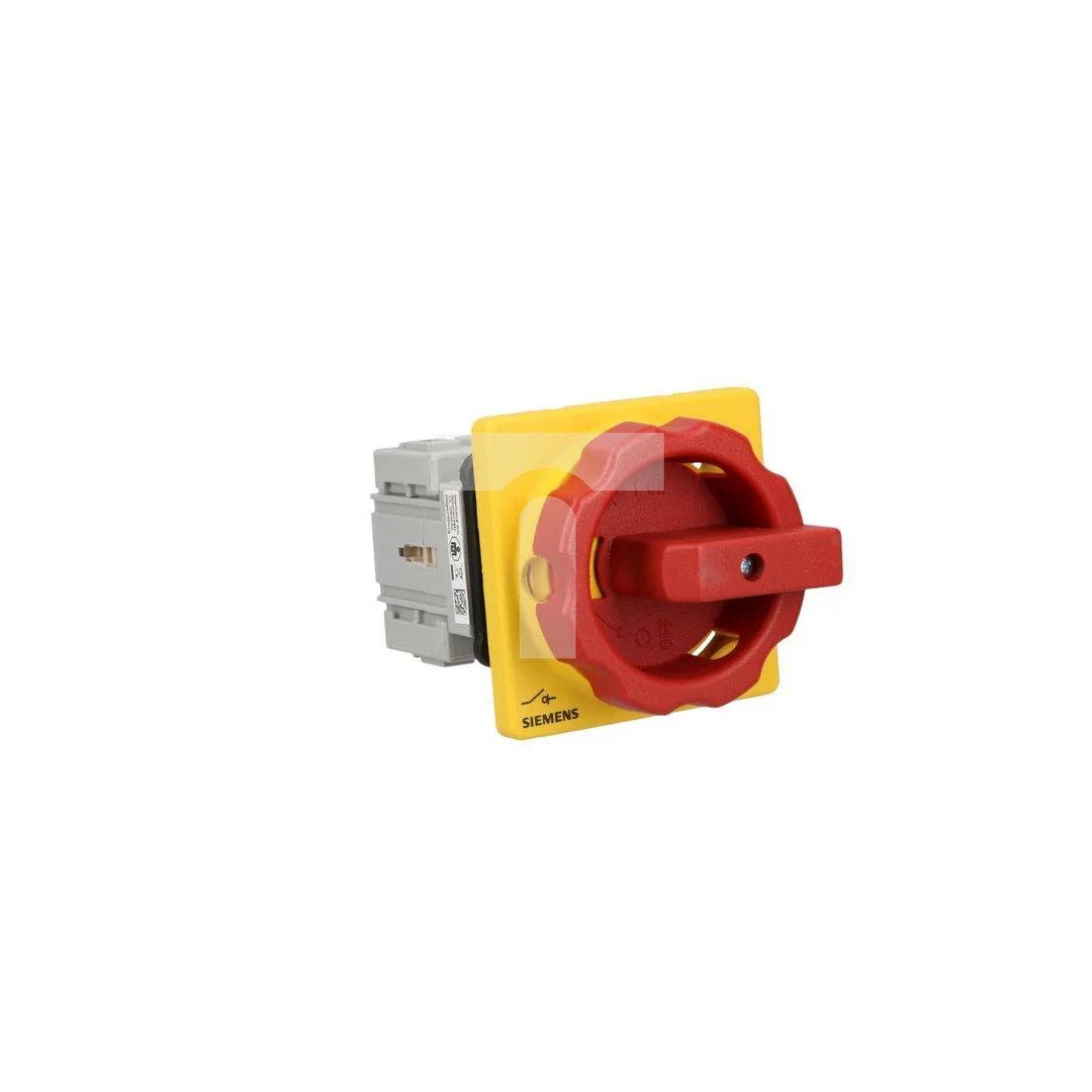 Rozłącznik główny/awaryjny 3P 16A 7.5kW AC23A 400V montaż tablicowy pokrętło otwór centralny 22.5 mm 3LD2054-0TK53