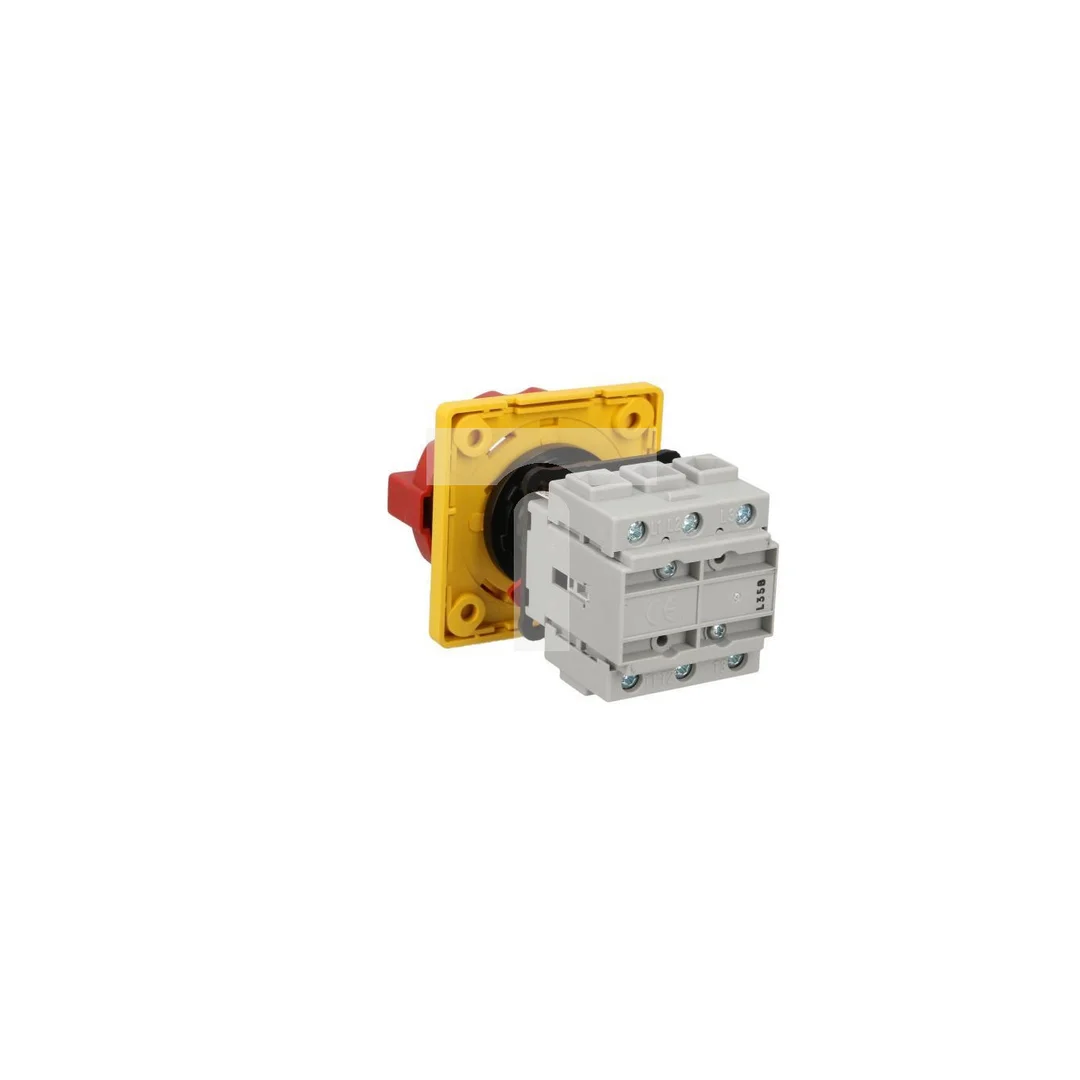 Rozłącznik główny/awaryjny 3P 25A 9.5kW AC23A 400V montaż tablicowy pokrętło otwór centralny 22.5 mm 3LD2154-0TK53
