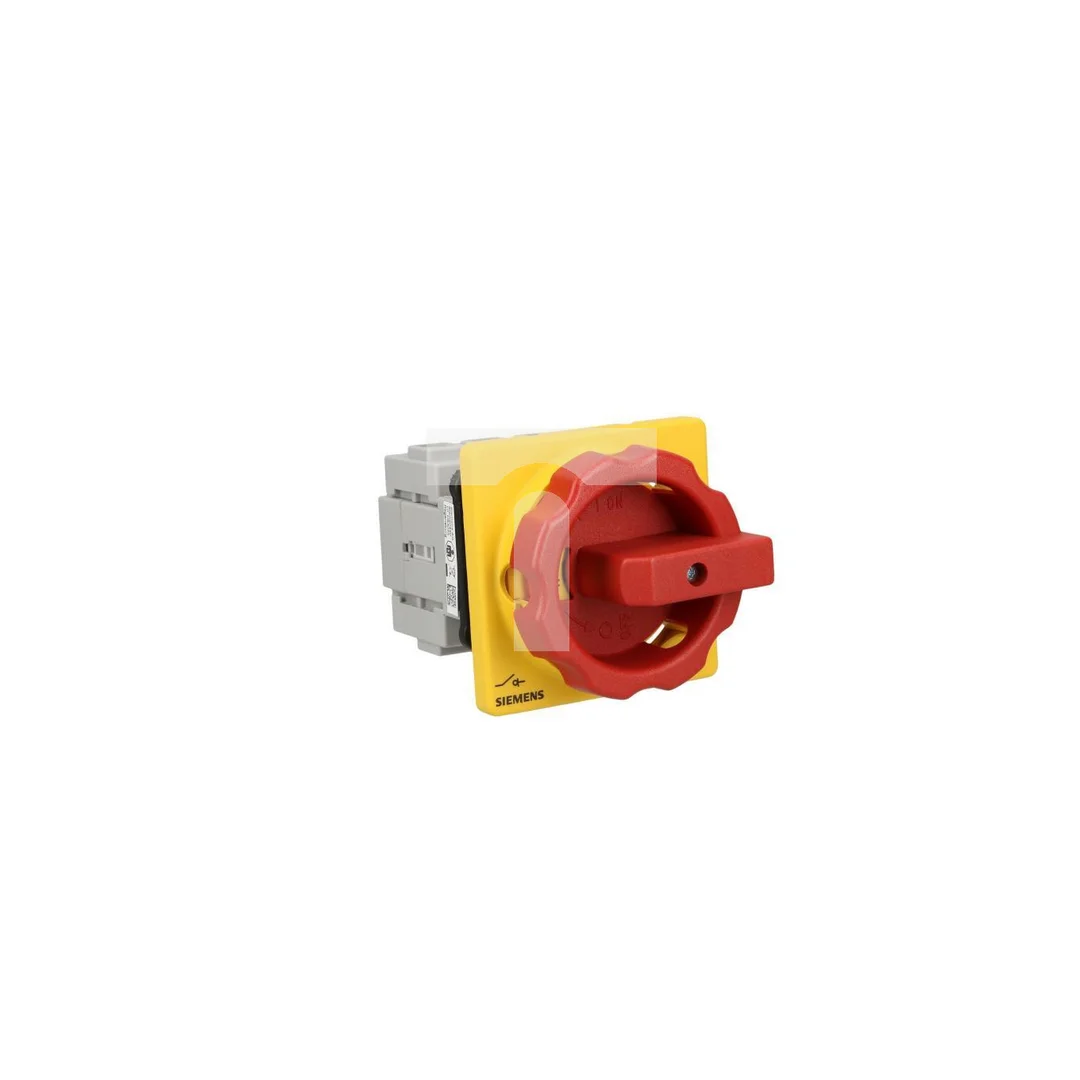 Rozłącznik główny/awaryjny 3P 25A 9.5kW AC23A 400V montaż tablicowy pokrętło otwór centralny 22.5 mm 3LD2154-0TK53