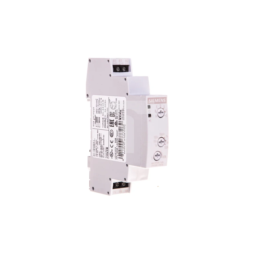 Przekaźnik czasowy 1P 3A 0,05sek-100h 12-240V AC/DC wielofunkcyjny 7PV1508-1AW30