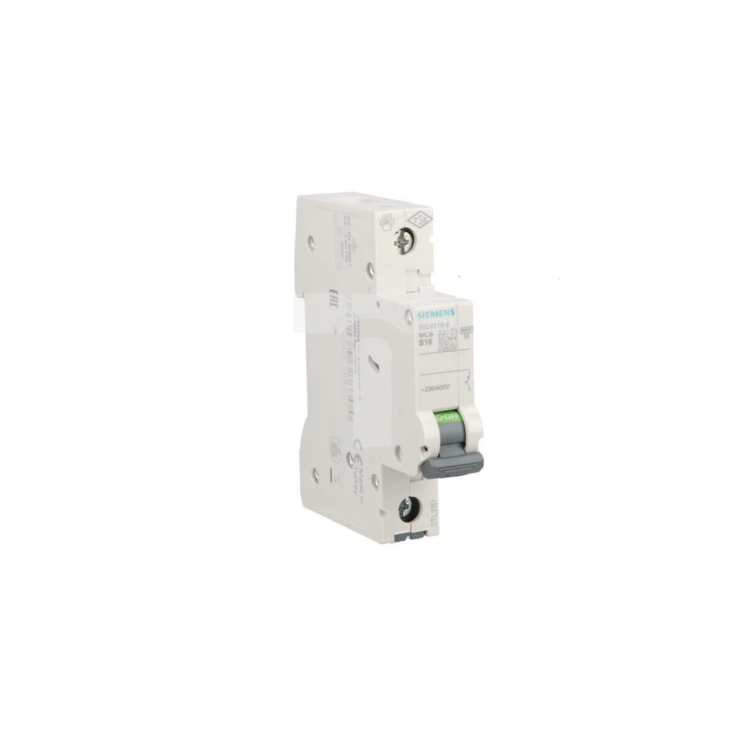 Wyłącznik nadprądowy 1P B 16A 6kA AC SENTRON 5SL6116-6