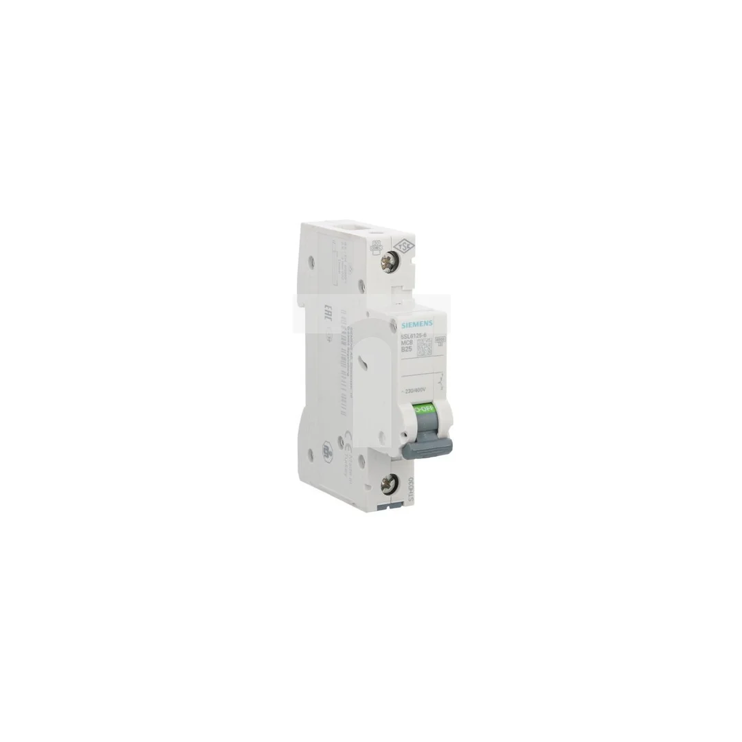 Wyłącznik nadprądowy 1P B 25A 6kA AC SENTRON 5SL6125-6