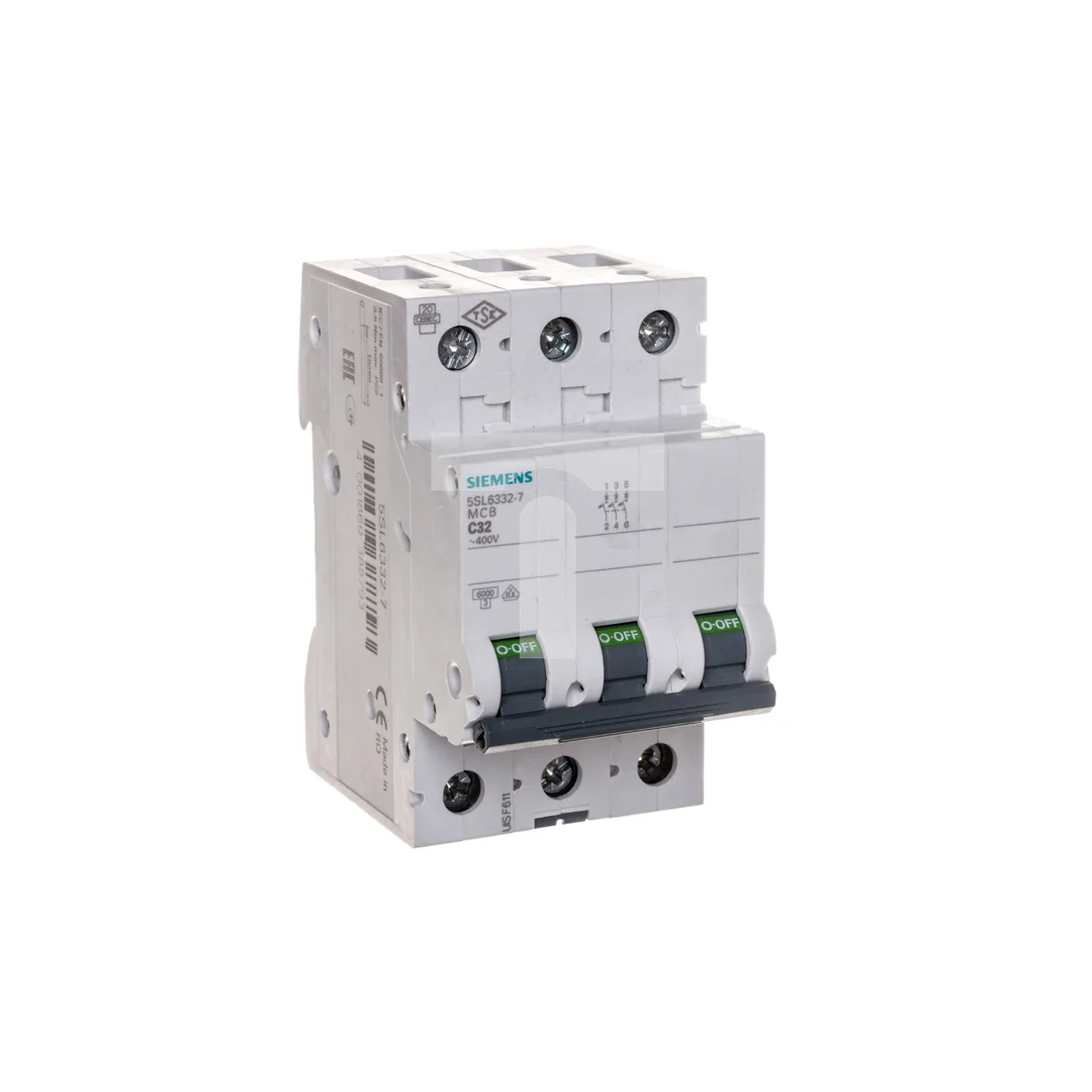 Wyłącznik nadprądowy 3P C 32A 6kA AC SENTRON 5SL6332-7