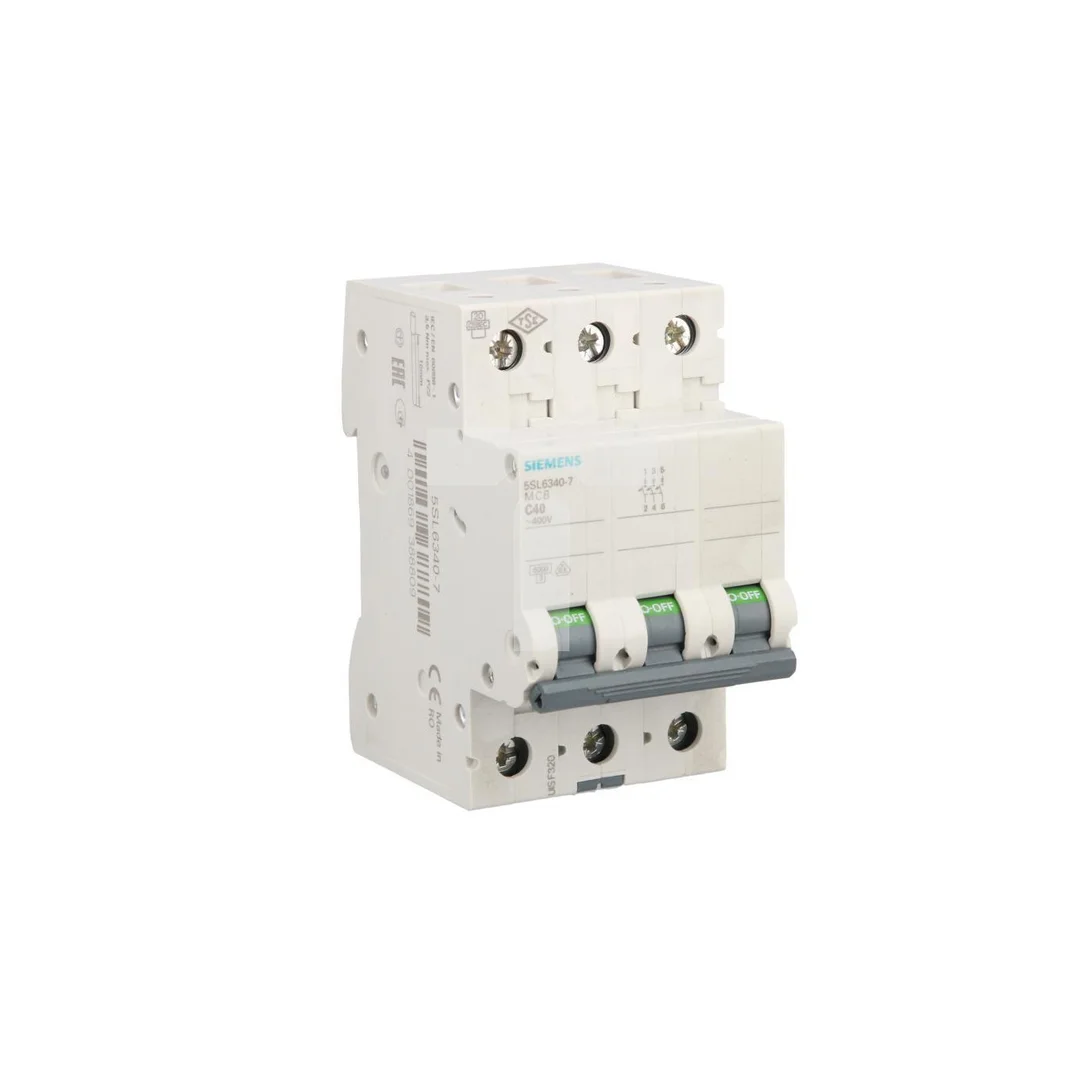 Wyłącznik nadprądowy 3P C 40A 6kA AC SENTRON 5SL6340-7