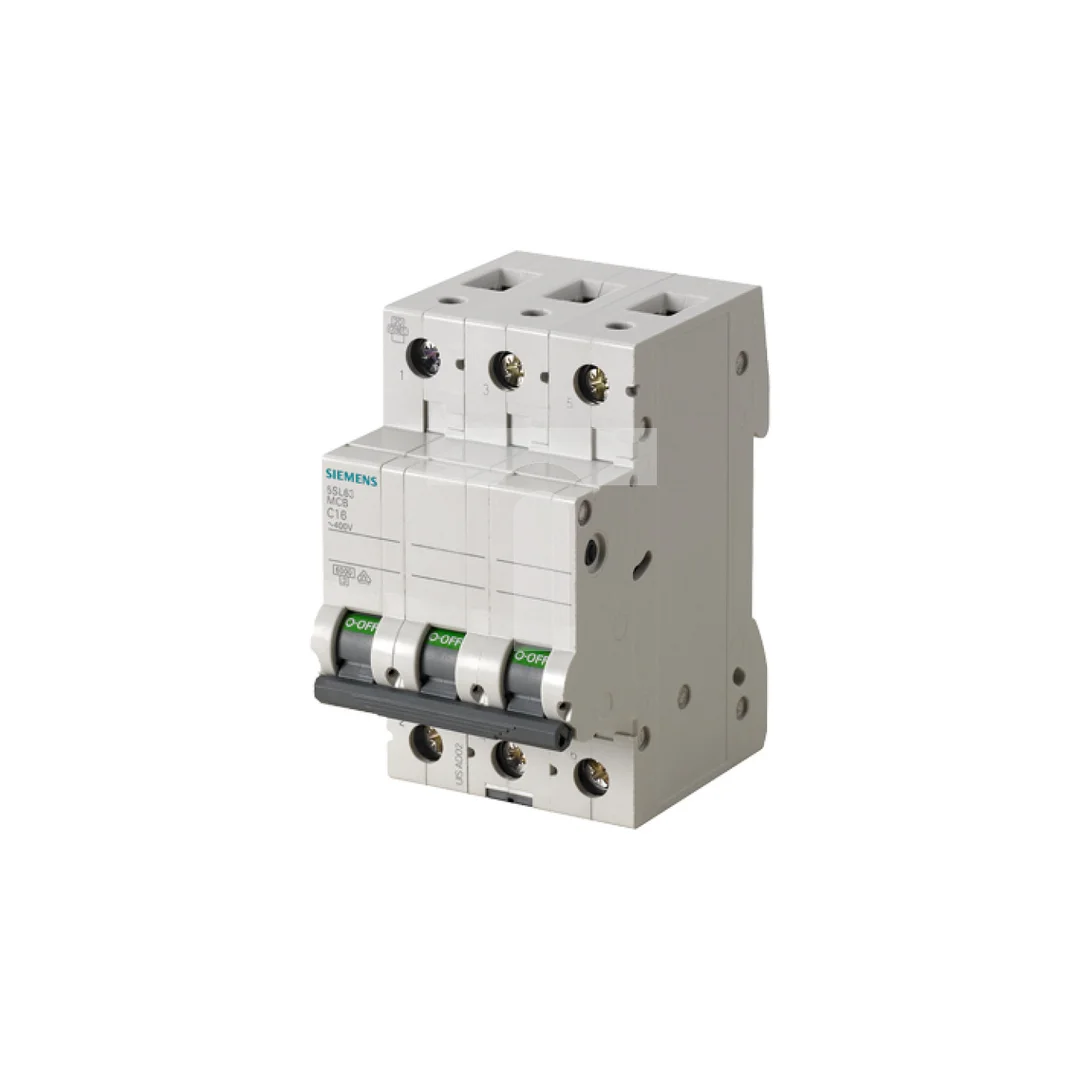 Wyłącznik nadprądowy 3P C 63A 6kA AC SENTRON 5SL6363-7