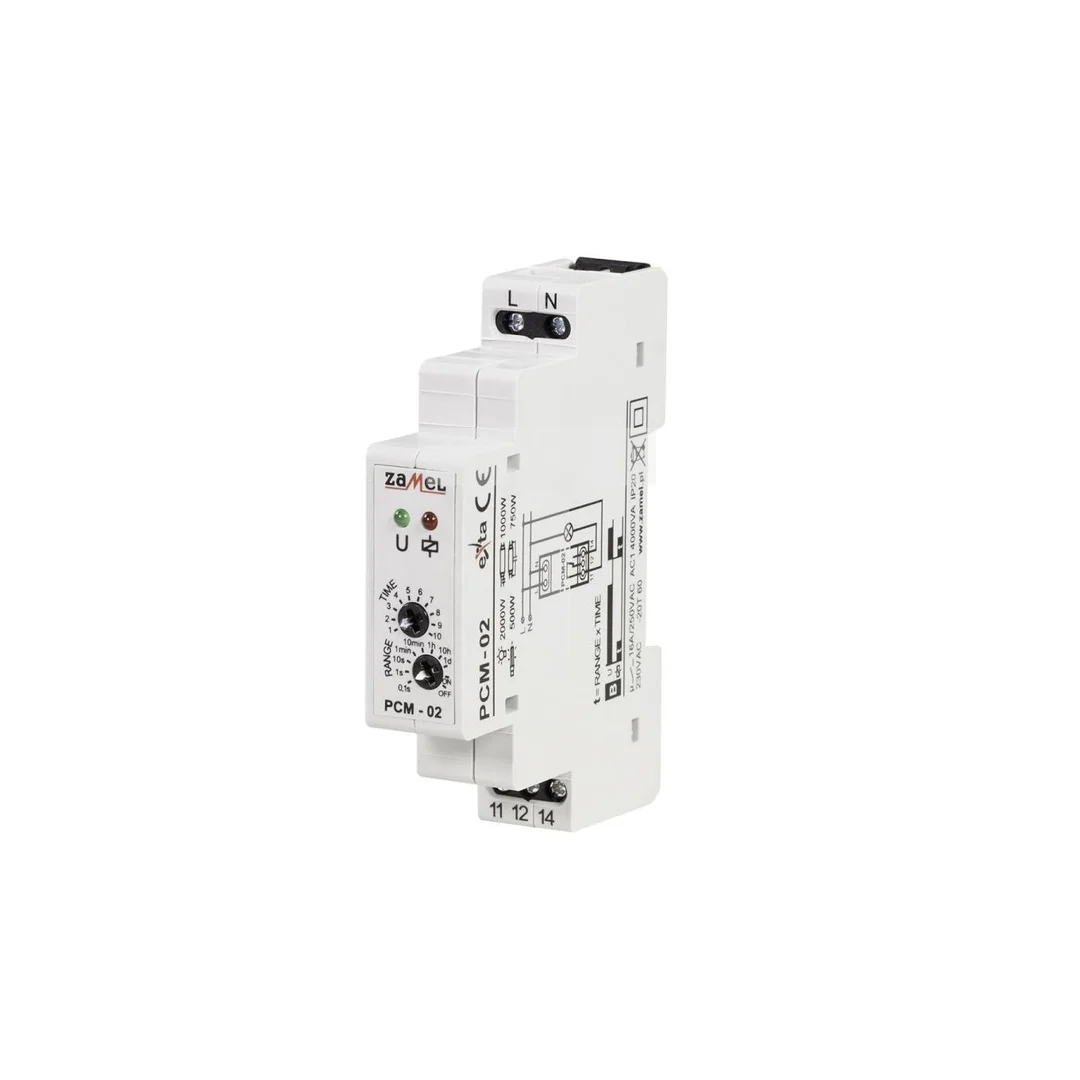 Przekaźnik czasowy 230V AC PCM-02 EXT10000075