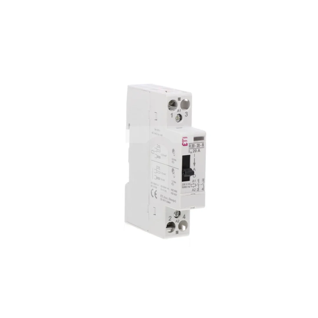 Stycznik modułowy 20A 230V AC 2Z 0R R20-20-R-230V AC 002464040