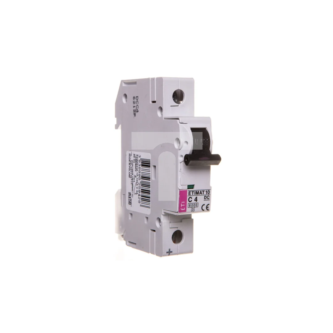 Wyłącznik nadprądowy 1P C 4A 6kA DC ETIMAT10 002137710