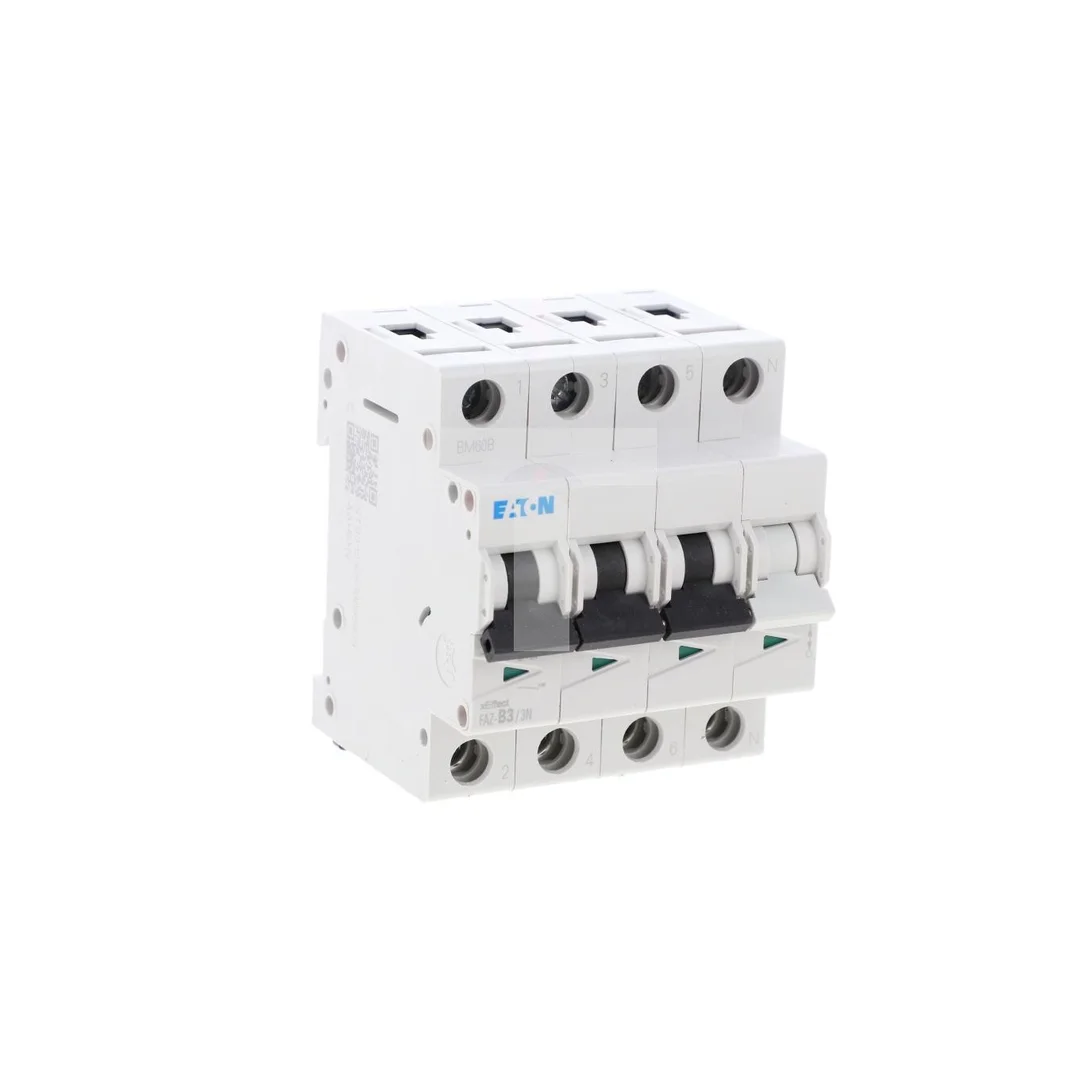 Wyłącznik nadprądowy 3P+N B 3A 15kA AC FAZ-B3/3N 278939