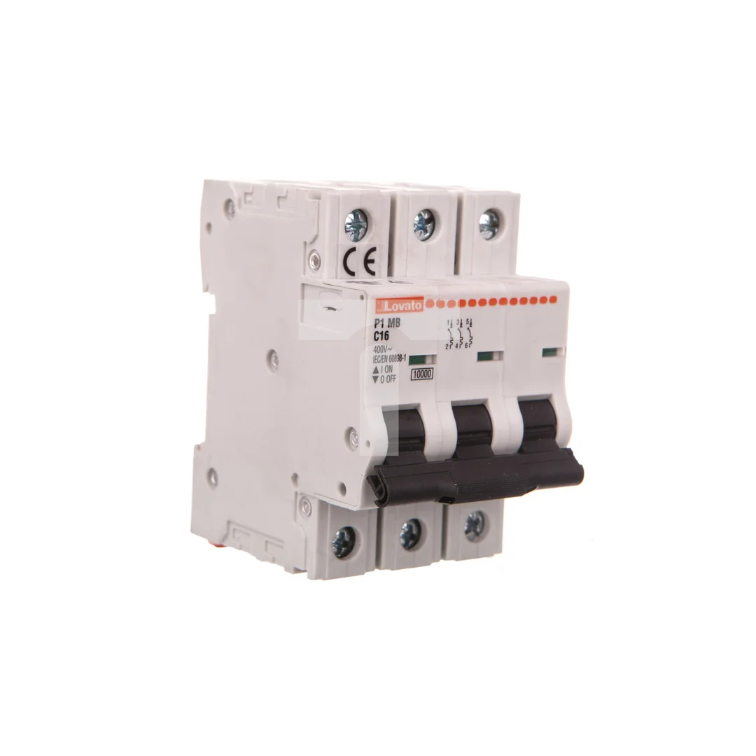 Wyłącznik nadprądowy 3P C 16A 10kA AC P1MB3PC16