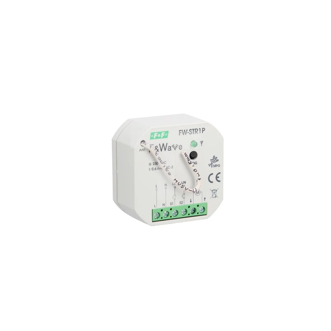 Radiowy sterownik rolet 230V- montaż p/t 85-265V AC/DC FiWave FW-STR1P
