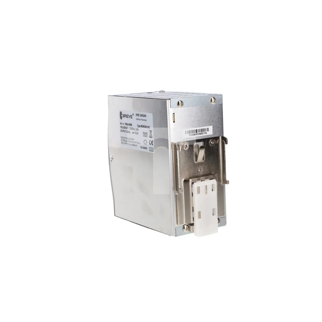 Zasilacz impulsowy KSE 24024M 230/ 24VDC 10A 240W na szynę DIN, Uzas: 96-264VAC, Ta70, 18924-9988