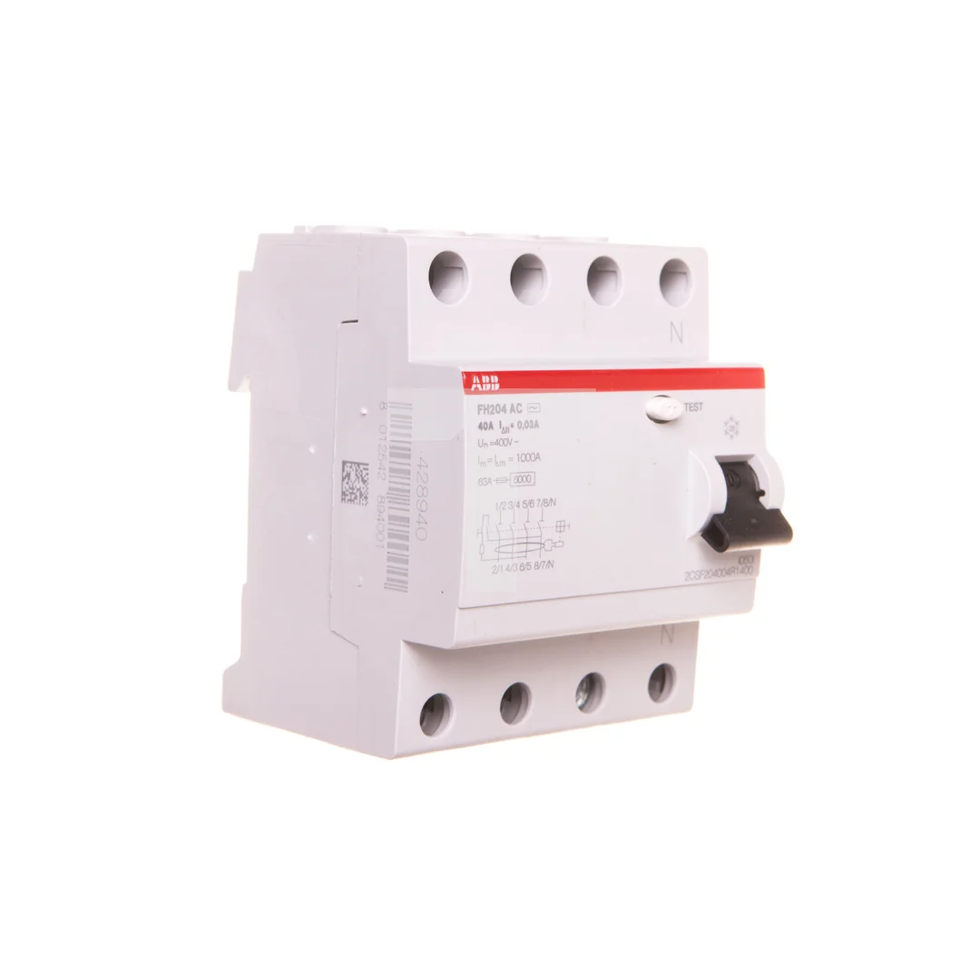 Wyłącznik różnicowoprądowy 4P 40A 0,03A typ AC FH204 AC-40/0,03 2CSF204002R1400