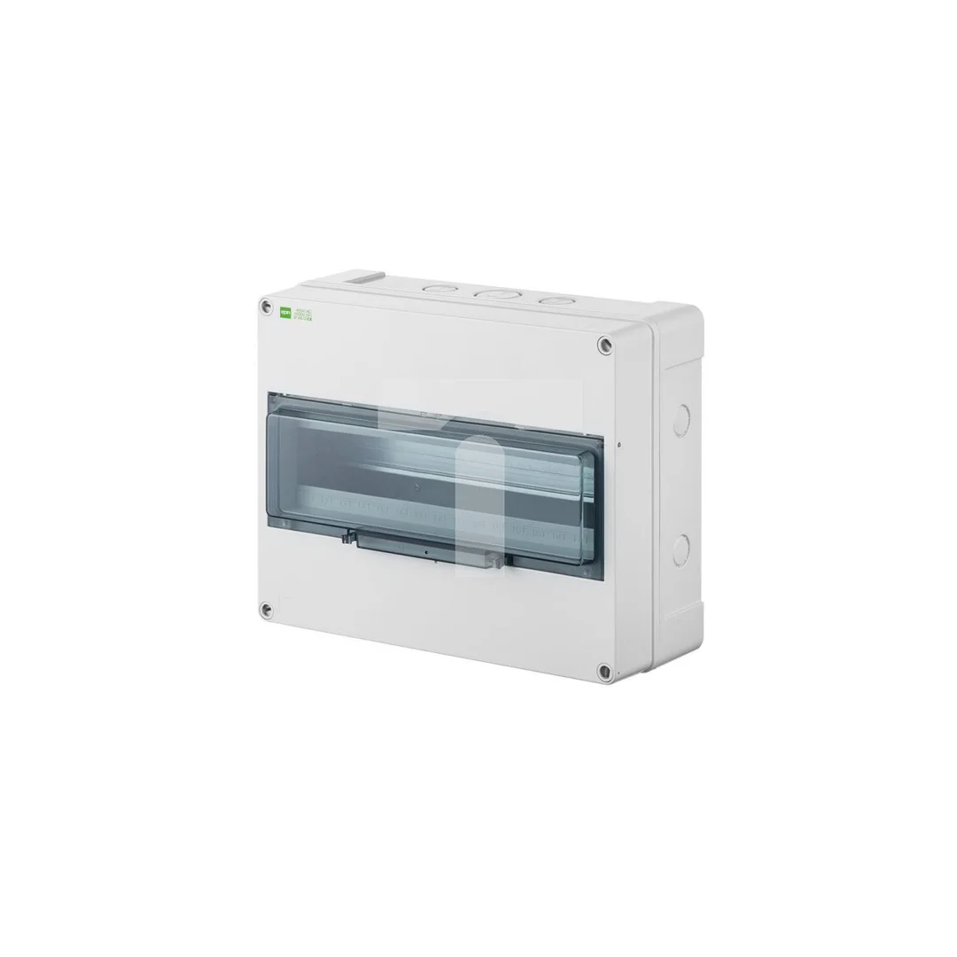 Rozdzielnica hermetyczna HERMETICA RN 1x12+4 400V AC 1000V DC PE+N dymny IP65 2208-01