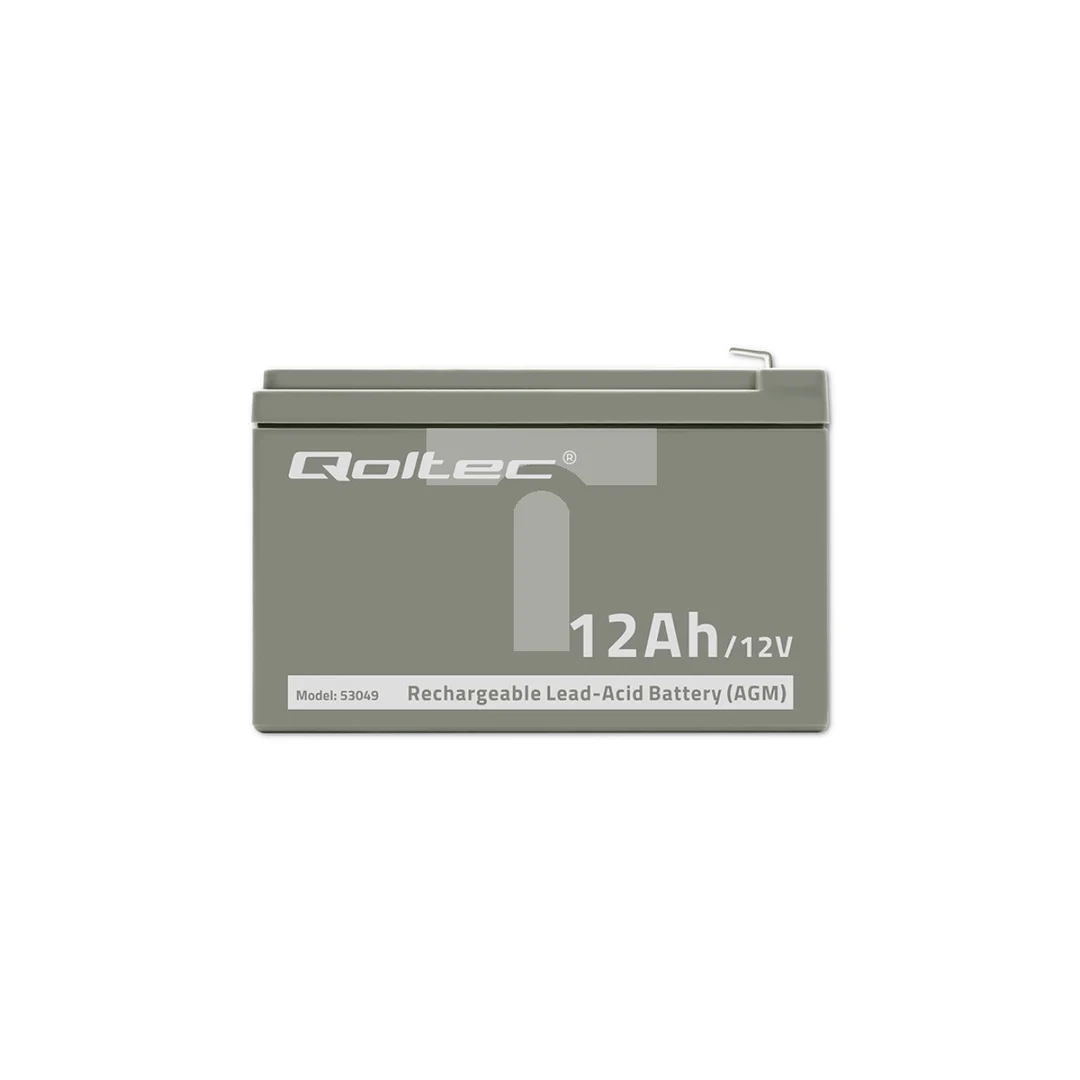 Qoltec Akumulator AGM 12V 12Ah Bezobsługowy Wydajny LongLife do UPS, security
