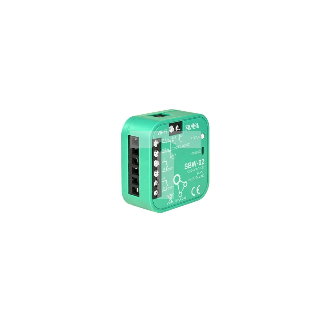 SUPLA Sterownik Bramowy WIFI 2-kanałowy TYP SBW-02 SPL10000019