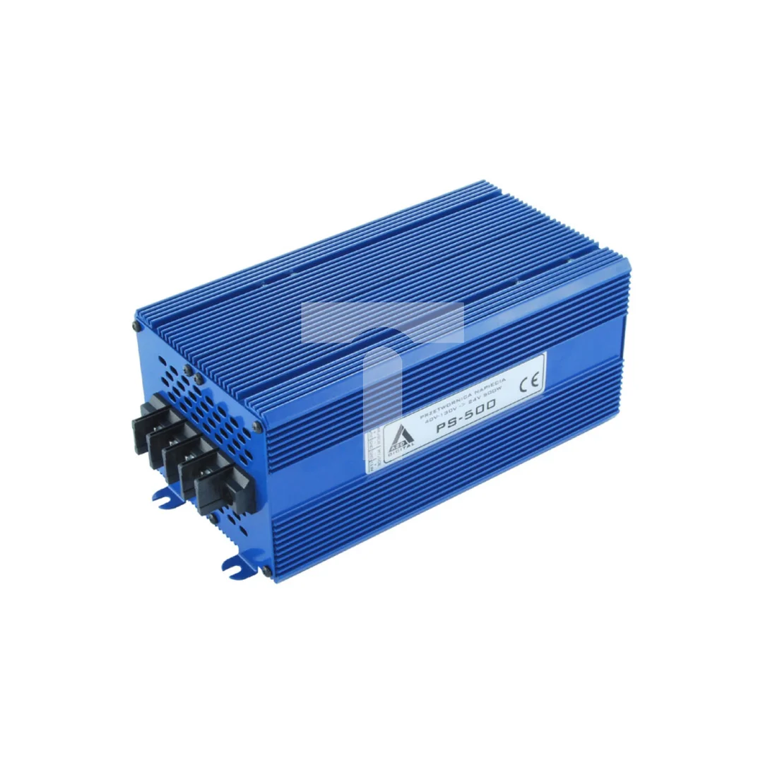 Przetwornica napięcia 40÷130 VDC / 24 VDC PS-500-24V 500W izolacja galwaniczna