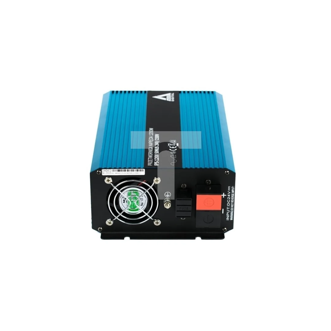 Przetwornica napięcia 24 VDC / 230 VAC SINUS IPS-1200S 1200W