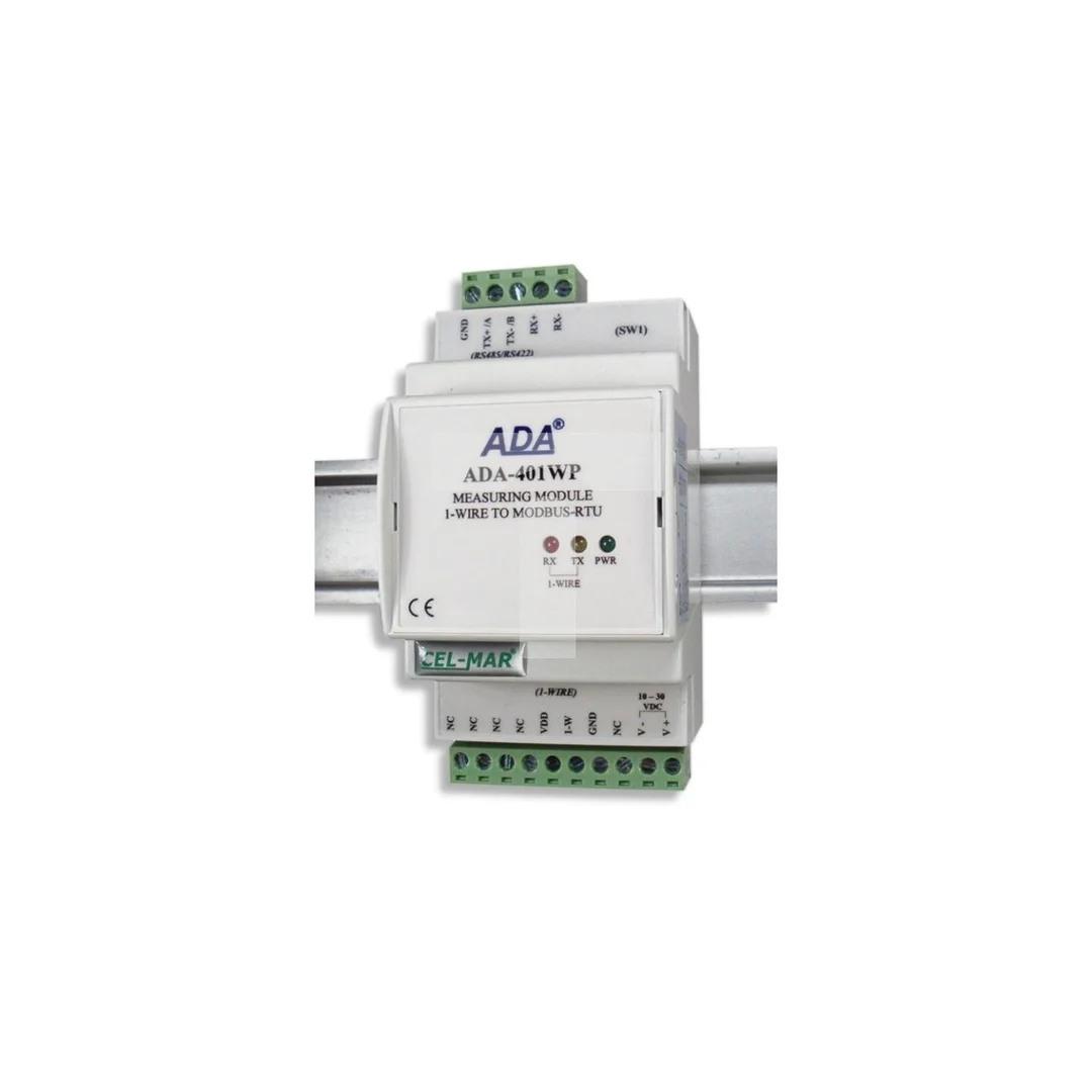 Moduł pomiarowy 1-WIRE na MODBUS-RTU ADA-401WP-1-23