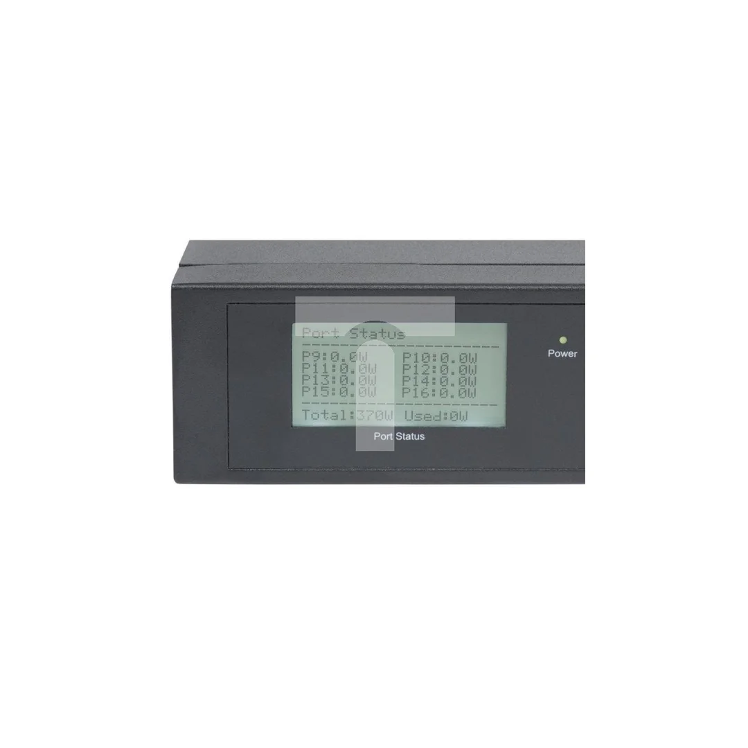 Switch Gigabit 16x RJ45, POE+, 2x SFP, LCD, Rack 19