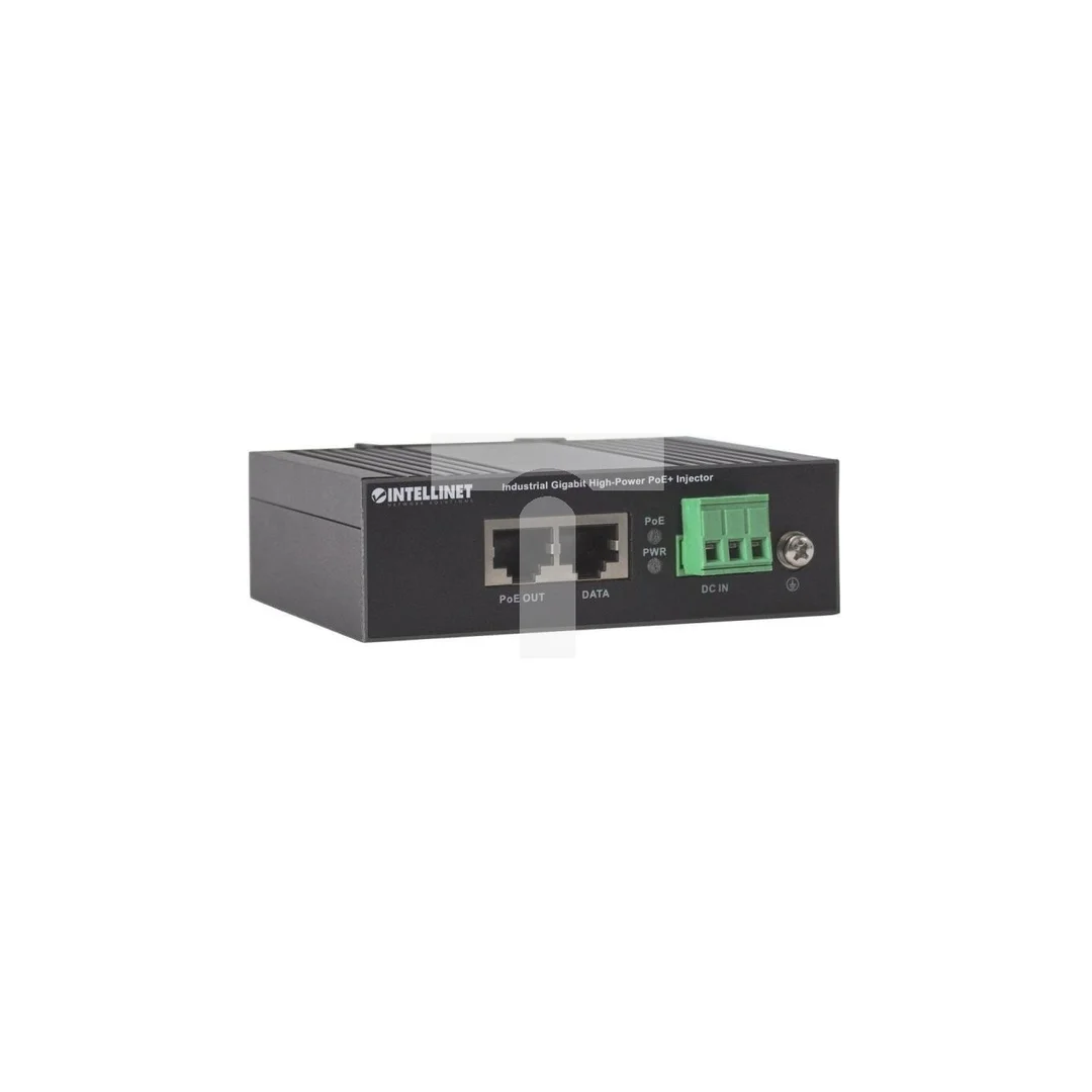 Przemysłowy zasilacz PoE+ 30W, 1x RJ45 Gigabit DIN