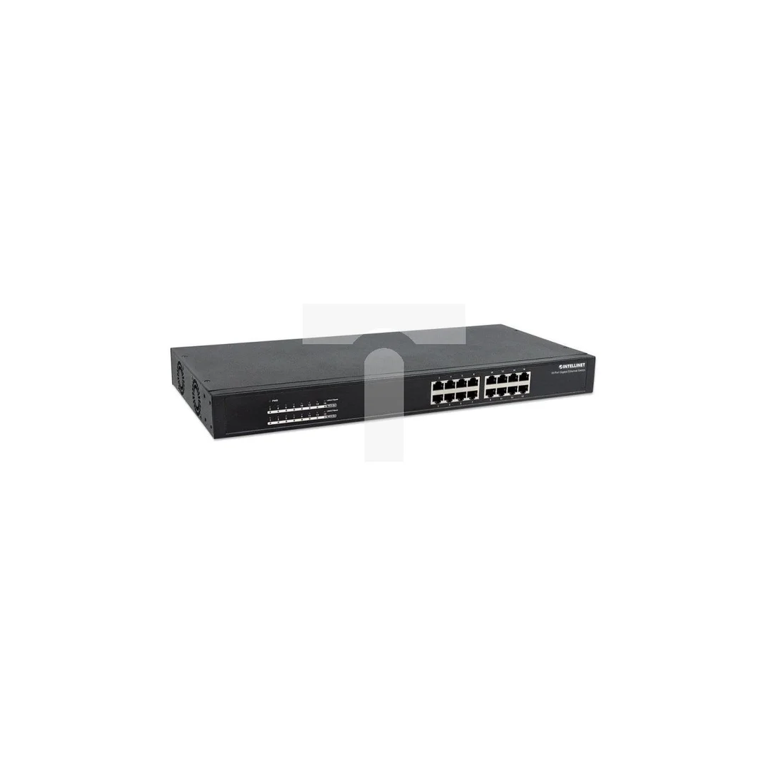 Switch Gigabit 16x 1000Mbps RJ45 PoE/PoE+ 220W Rack 19 560993