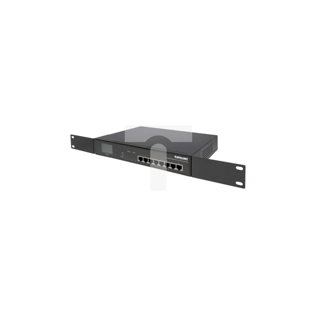Switch Gigabit 8xRJ45 / 4x PoE, wyświetlacz LCD 561310