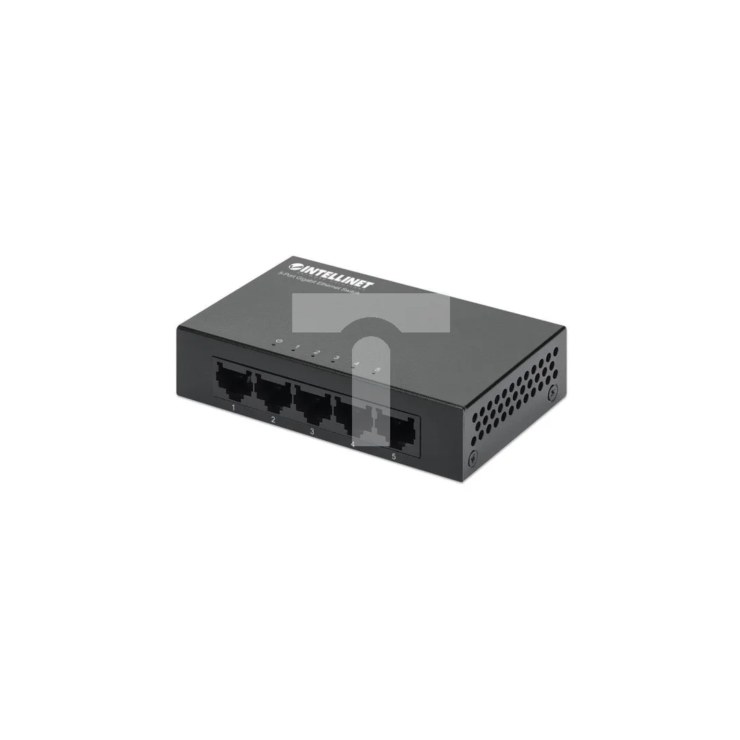 Switch Gigabit 5x 10/100/1000Mbps RJ45 Metalowy Desktop