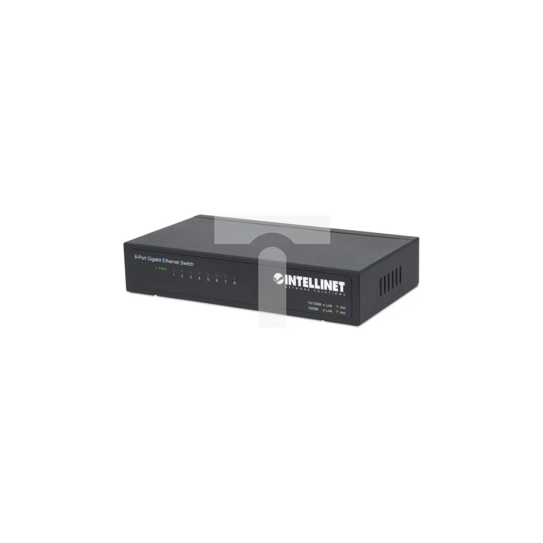 Switch Gigabit 8x 10/100/1000 Mbps RJ45 Desktop Metalowy