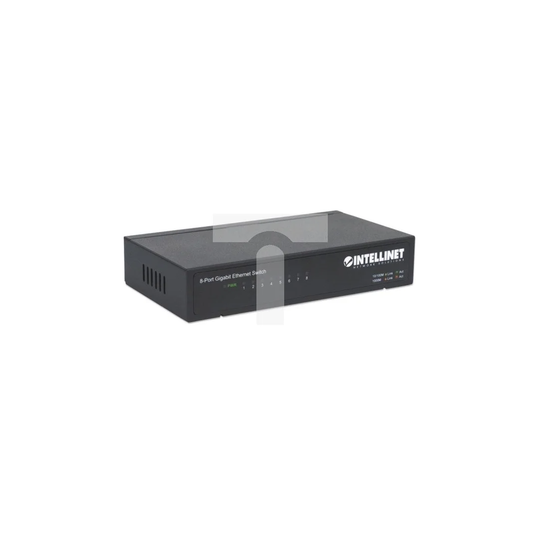 Switch Gigabit 8x 10/100/1000 Mbps RJ45 Desktop Metalowy