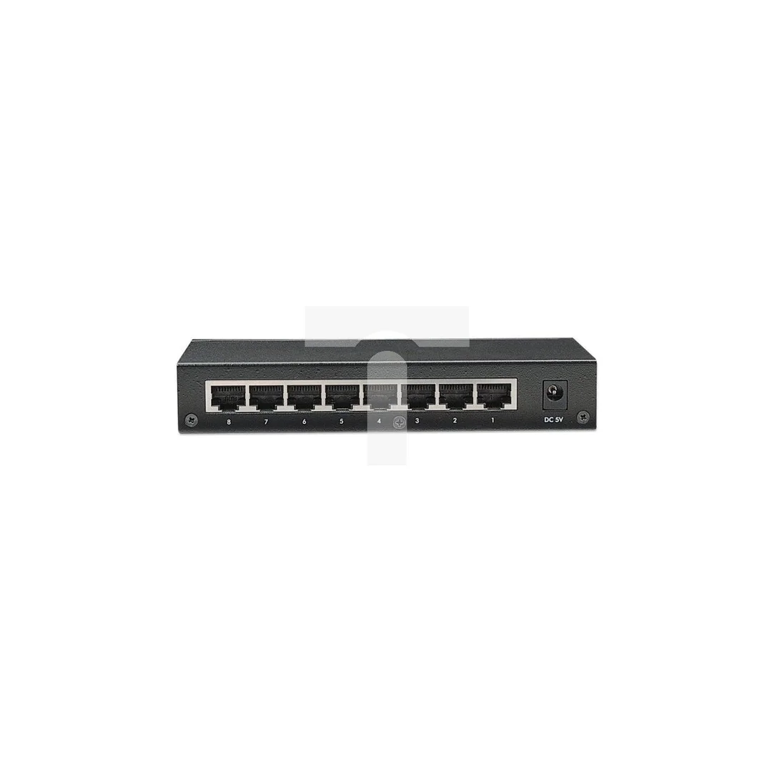 Switch Gigabit 8x 10/100/1000 Mbps RJ45 Desktop Metalowy