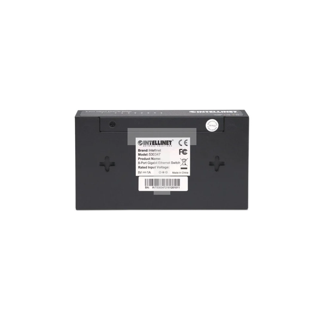 Switch Gigabit 8x 10/100/1000 Mbps RJ45 Desktop Metalowy