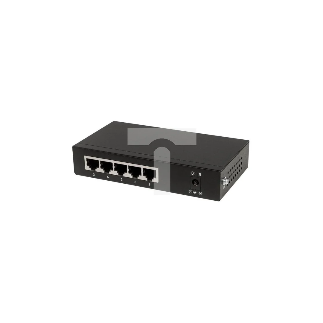 Switch Gigabit 5 portów RJ45 POE+, desktop