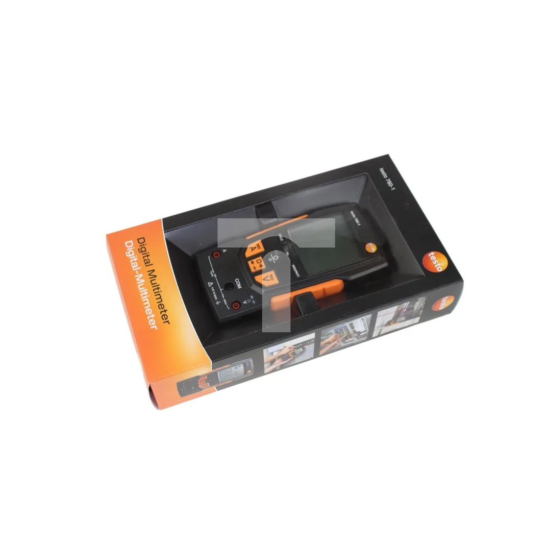 Multimetr cyfrowy / Miernik uniwersalny 0,1-600 VAC/DC, 0,1mA-10A AC/DC, 0,1-40 MOm / Made in Germany / Testo 760-1