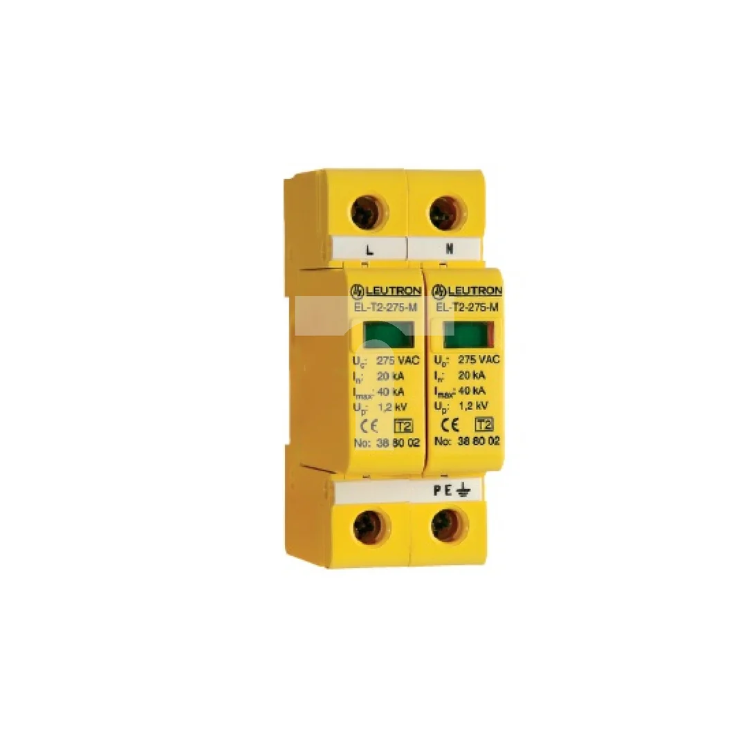 Ogranicznik przepięć Typ T2 20kA TN EL-T2/2+0-275 388 165