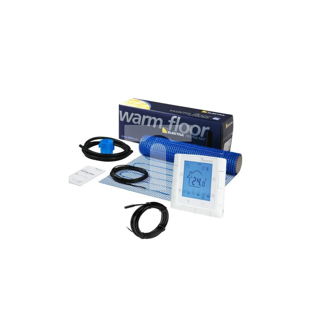 ELEKTRA MD pakiet mata grzejna 160W/m2 6,0m2 960W + programator kontroler temperatury ELR-20