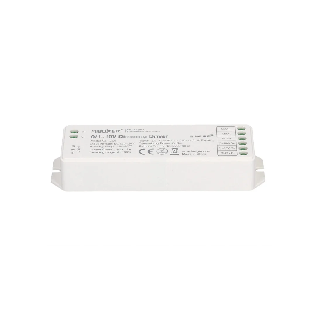 Sterownik LED MiLight 8-stref MONO 0-10V 1-10V PWM max.12A LS4