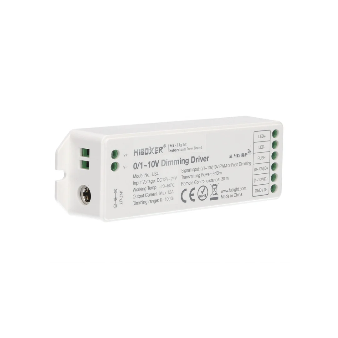 Sterownik LED MiLight 8-stref MONO 0-10V 1-10V PWM max.12A LS4