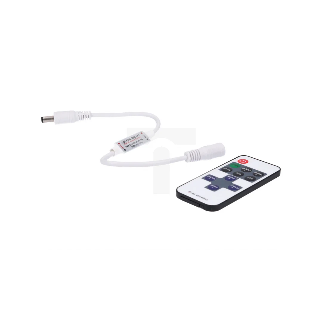 Sterownik LED Mono 1x6A 10-key RF 5-24V Prescot