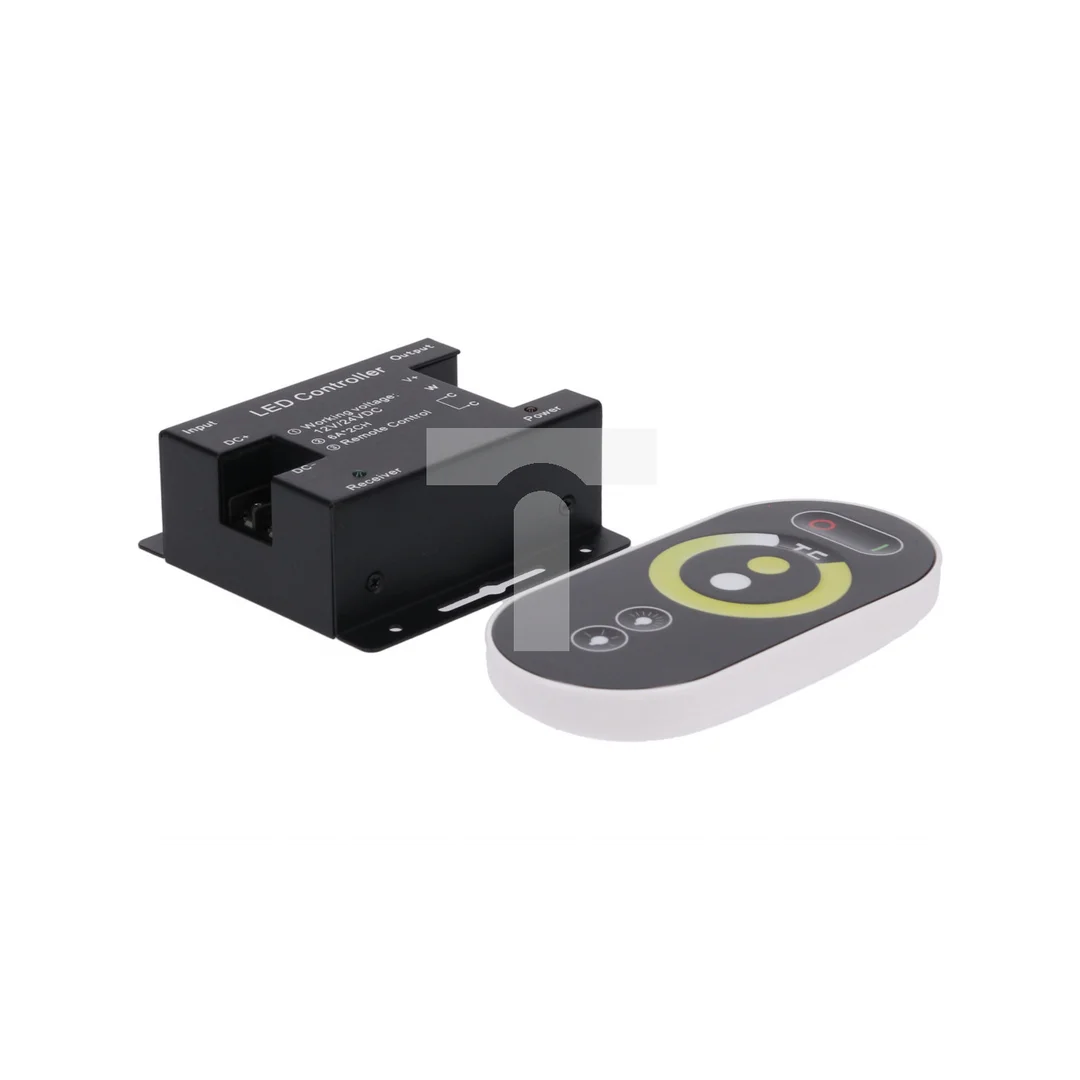 Sterownik LED CCT 2x6A touch RF czarny 12-24V Prescot