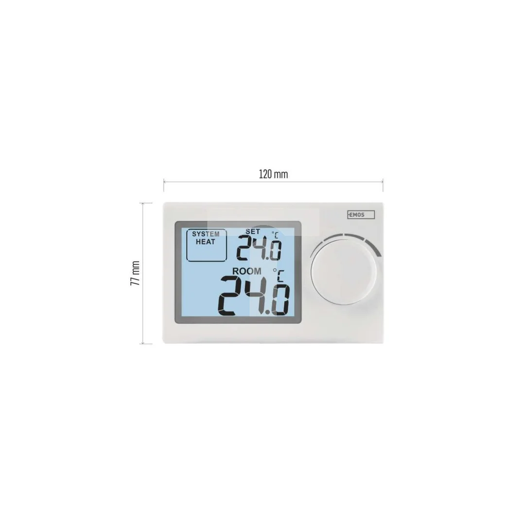 Ręczny termostat pokojowy przewodowy P5604