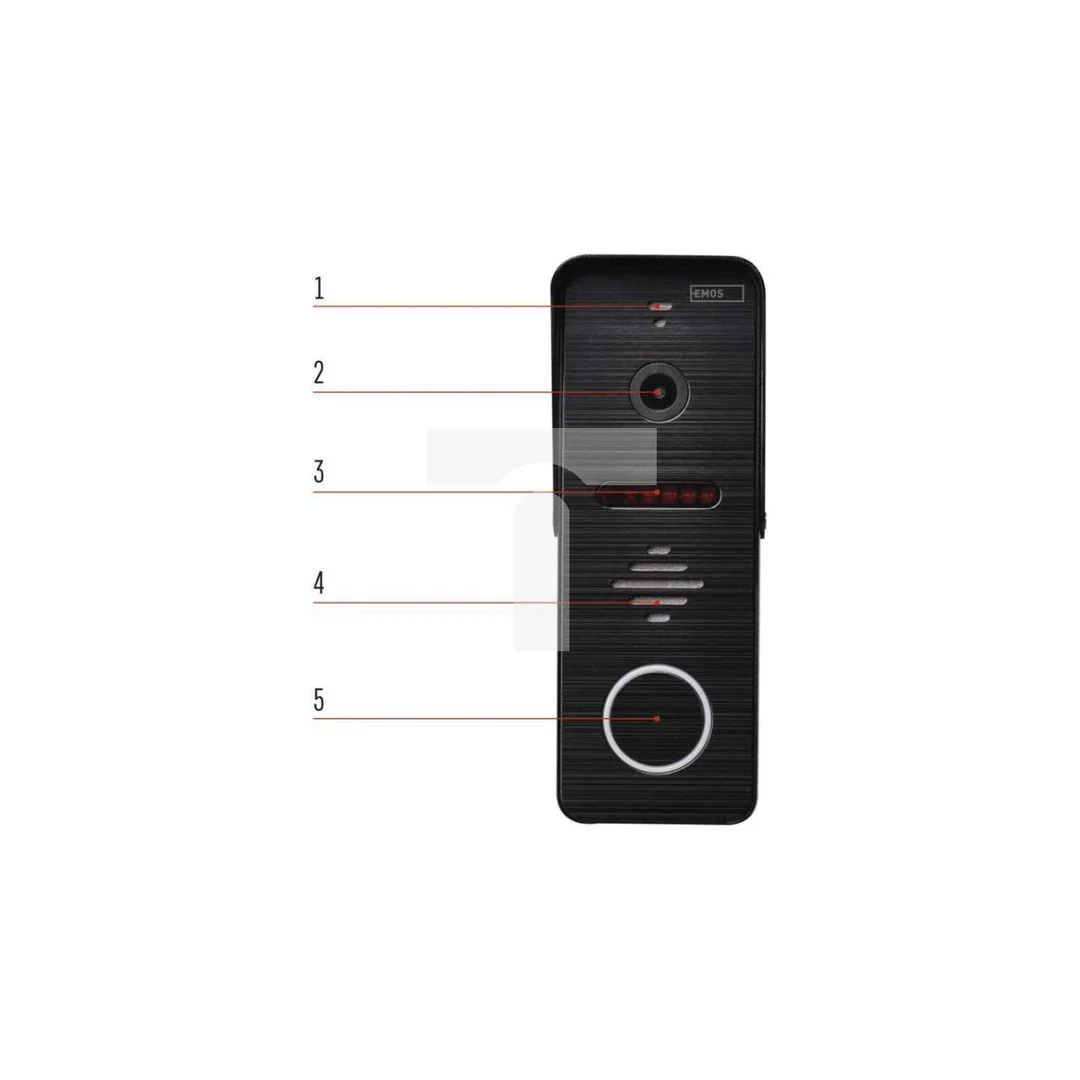 Wideodomofon 7 EM-10AHD srebrny H3010
